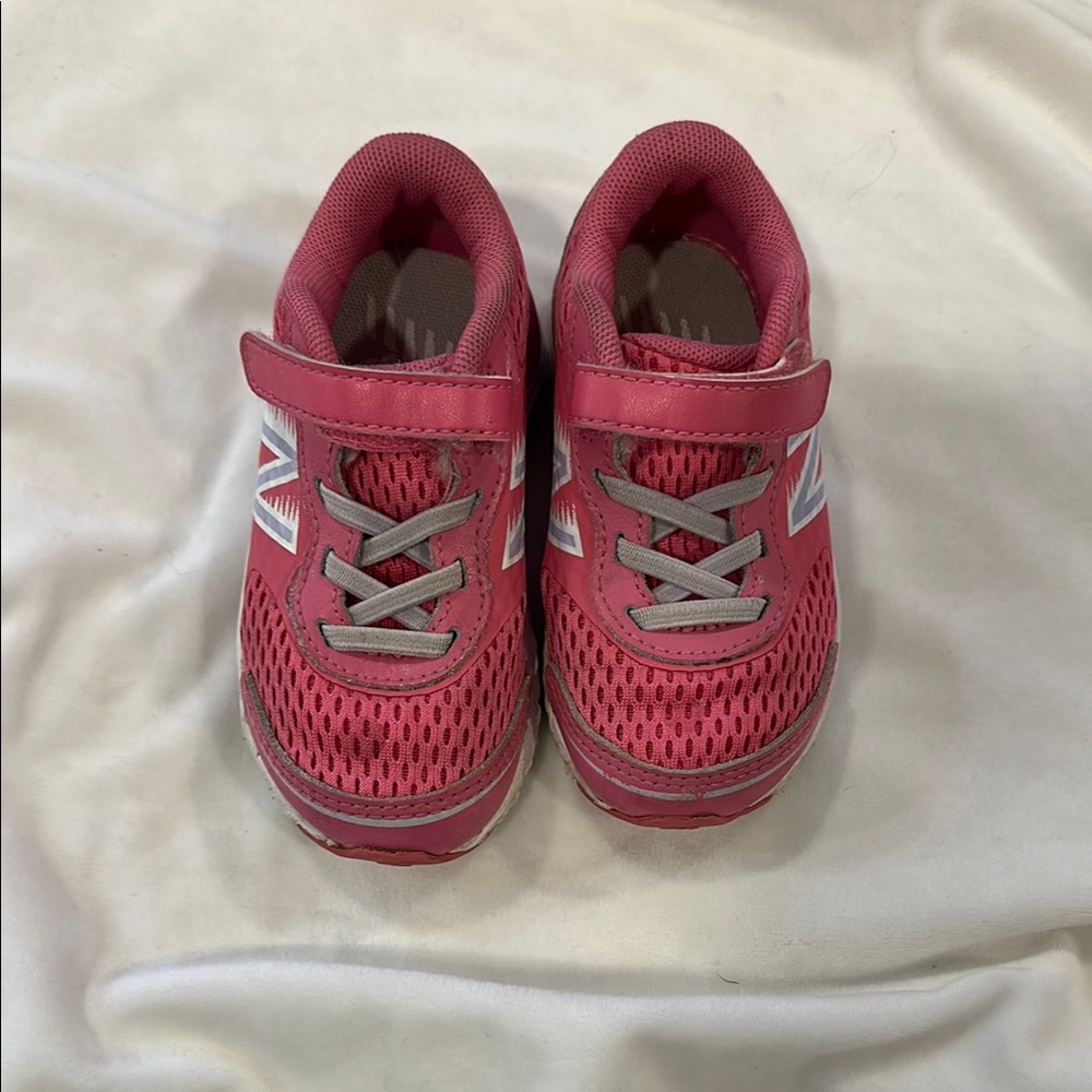 New Balance Kids Pink Tennis Shoes